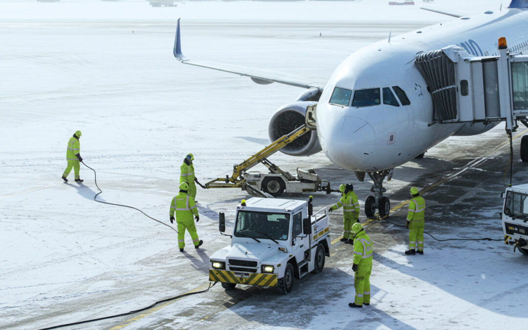 Aircraft Ground Handling in Cold Weather Conditions